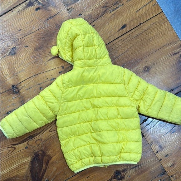 Cecorc Yellow Quilted Hooded Jacket with Ears Unisex Toddler Size 2T - Picture 5 of 6